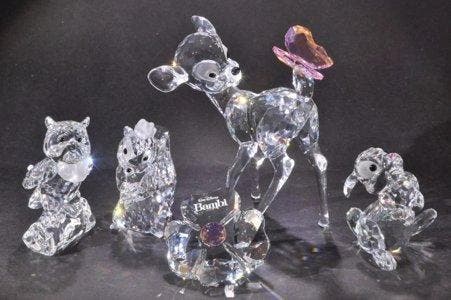 Beeldje - Swarovski Crystal Bambi & Friends Complete Set -, Antiek en Kunst, Curiosa en Brocante
