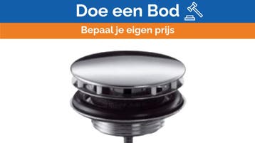 Bieden: Hansgrohe stainless steel shower | sink, Ophalen of Verzenden