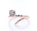 Zonder minimumprijs - Ring - 14 karaat Roségoud - 0.71ct., Nieuw