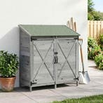 vidaXL Tuin Shed Grijs 106 x 56 x 113,5 cm Bewerkt hout, Verzenden, Nieuw