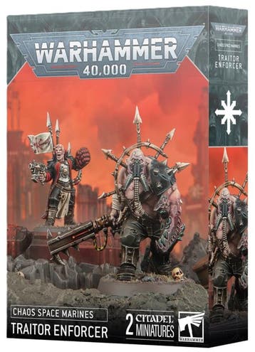 Chaos Space Marines Traitor Enforcer (Warhammer 40.000, Hobby en Vrije tijd, Ophalen of Verzenden, Nieuw
