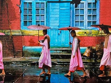Steve McCurry (1950–) - Procession of nuns in Rangoon.