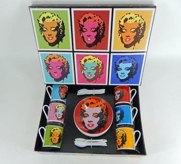 AOC - Andy Warhol, Marylin Monroe - Service à café - Marylin, Maison & Meubles