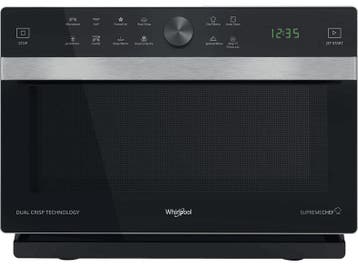 Whirlpool -  MWsc 833 - Magnetron 900 W Inhoud 33 L - Zwart, Electroménager, Verzenden, Combi-microgolfoven
