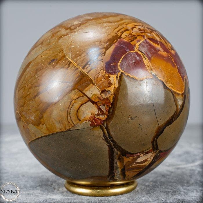 Zeer zeldzame Simbirzit - Sphere uit Ulyanovski, Rusland-, Antiek en Kunst, Curiosa en Brocante