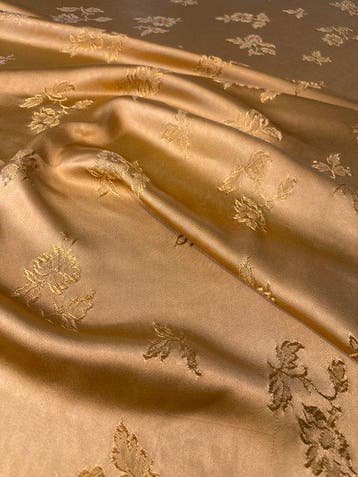 San Leucio - Top quality - oud damast, zijde met goud