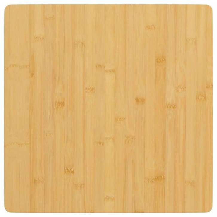 vidaXL Tafelblad 40x40x1,5 cm bamboe, Maison & Meubles, Pièces pour table, Envoi