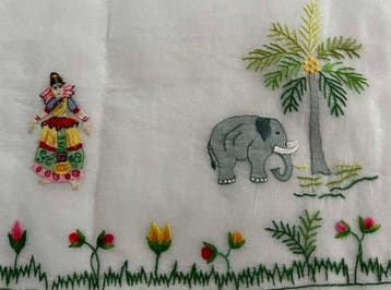 Nappe - 300 cm - 144 cm, Antiquités & Art