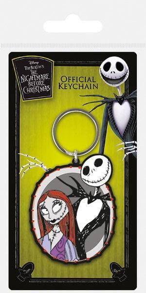 Nightmare Before Christmas Jack & Sally Sleutelhanger 6 cm, Ophalen of Verzenden, Nieuw