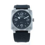 Bell & Ross - Aviation BR03-92-S Date - BR03-92-S - Heren -, Nieuw
