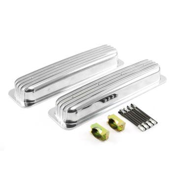 Chevrolet SB Aluminium klepdeksels centerbolt classic look, Ophalen of Verzenden