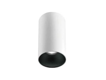Veiling - 12x GU10 Opbouwspot Armatuur cilinder zand wit en, Nieuw