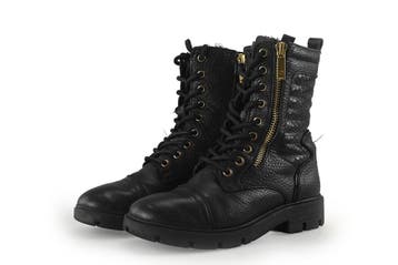 Cruyff Veterboots Meisjes in maat 32 Zwart, Verzenden, Jongen of Meisje, Schoenen, Zo goed als nieuw