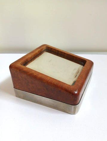 Zonder minimumprijs - Bureauset (3) - Vintage - Hout, metaal, Nieuw