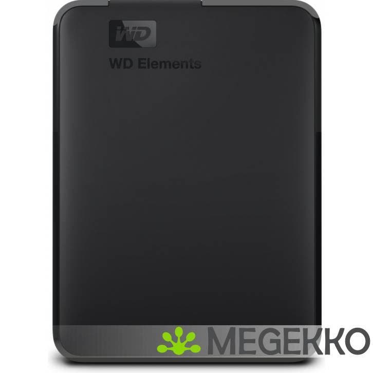 Western Digital Elements Portable 2TB Zwart, Computers en Software, Harde schijven, Nieuw, Verzenden