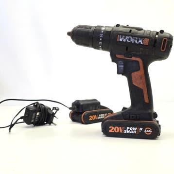 Worx Klopboormachine WX370.1 2x 2,0Ah | Nette Staat, Ophalen of Verzenden, Nieuw