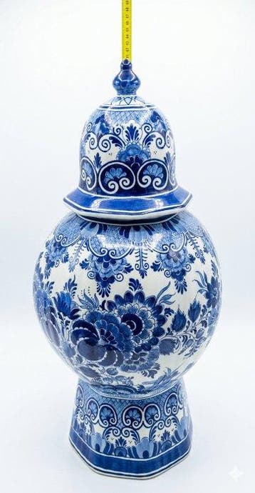 Delft - Raam - Vaas - 508 - Faience - 60,5 cm, 4 228 g