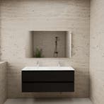 ACTIE BWS Badmeubel | Paris | Mat Zwart 120 cm | Mat Wit, Doe-het-zelf en Bouw, Ophalen of Verzenden, Nieuw, Bad