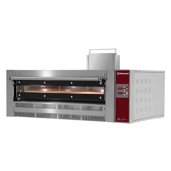 Pizzaoven | Gas | 6x Ø350mm | 18.5kW | Stapelbaar |, Zakelijke goederen, Horeca | Keukenapparatuur, Nieuw in verpakking, Verzenden
