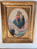 Italiaanse school (XIX) - Madonna col Bambino e San Domenico