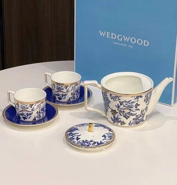 Wedgwood - Service à thé et café (5) - Hibiscus Collection, Antiek en Kunst