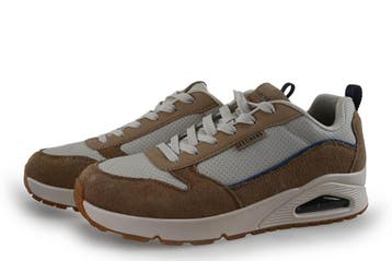 Skechers Sneakers in maat 43 Beige, Kleding | Heren, Schoenen, Overige kleuren, Verzenden, Zo goed als nieuw, Skechers