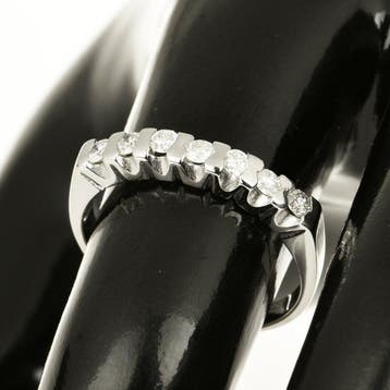 Ring - 18 karaat Witgoud Diamant (Natuurlijk), Nieuw