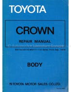 1979 TOYOTA CROWN CARROSSERIE WERKPLAATSHANDBOEK ENGELS