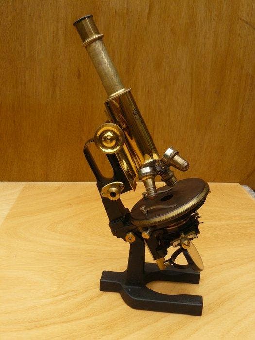 Monocular compound microscope - 1910-1920 - Carl Zeiss Jena, Collections, Appareils photo & Matériel cinématographique