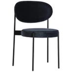 Verpan Serie 430 Stoel Fluweel Metaal Rood - Eetkamerstoel -, Maison & Meubles, Verzenden