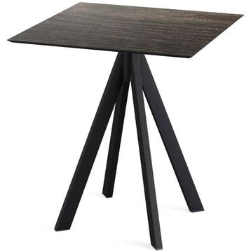 Inklapbare Tafel | INFINITY | HPL/RVS | Houtlook Blad |, Verzenden