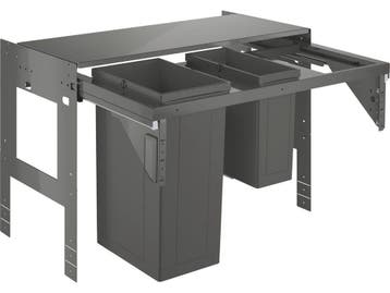 GROHE 40982000 - Inbouw prullenbak - 2 afvalbakken (1x29L en, Verzenden, Nieuw