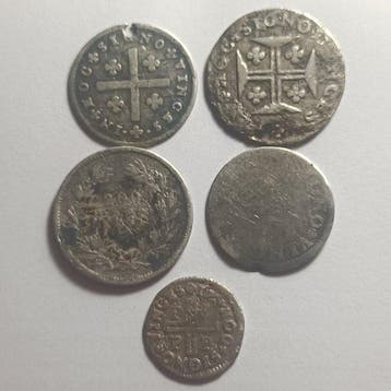 Portugal. Lote 5 moedas de prata (Zonder minimumprijs)