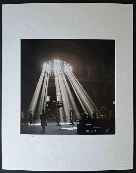 Marie-Lou Chatel - 1937 Union Station Chicago - tirage rare, Antiek en Kunst, Kunst | Designobjecten