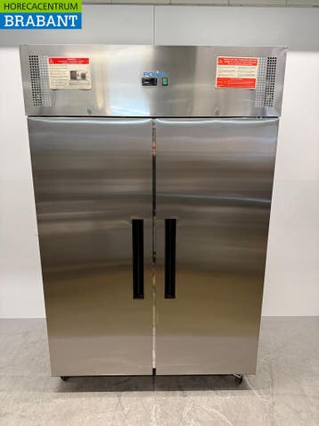 Réfrigérateur double porte Polar Mobile en acier inoxydable, Verzenden