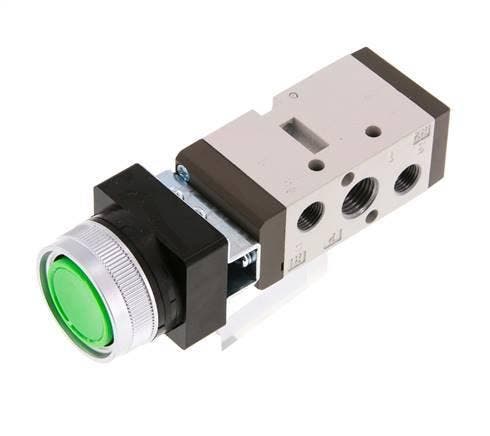 5/2 G1/4 (G1/8) Valve à bouton poussoir vert, Doe-het-zelf en Bouw, Gereedschap | Overige machines, Verzenden