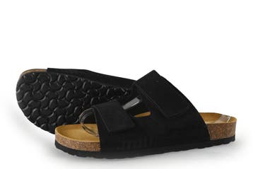 Travelin Slippers in maat 40 Zwart, Kleding | Heren, Schoenen, Slippers, Verzenden, Zwart, Zo goed als nieuw