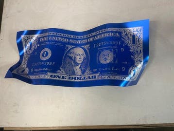 Karl Lagasse (1981) - One dollar blue eveganza one juune
