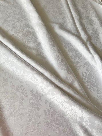 Luxe en antiekwit San Leucio damaststof Franse Rococo-stijl