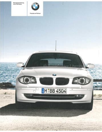 2009 BMW 1 SERIE INSTRUCTIEBOEKJE DUITS