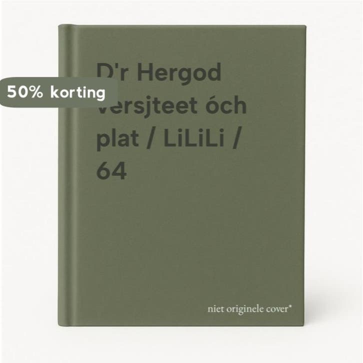 Dr Hergod versjteet óch plat / LiLiLi / 64 9789078407607, Livres, Guides touristiques, Envoi