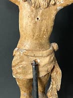 Crucifix - Polychroom hout - 1750-1800 - Corpus Christi, Antiek en Kunst