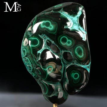 Verzamelaarkwaliteit malachiet & chrysocolla Malachiet met