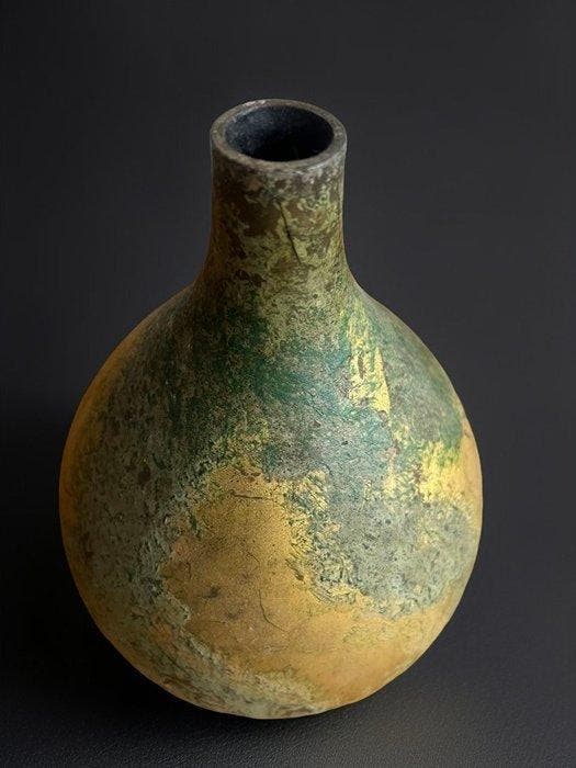 Vaas - Brons, Goud - Japan - Bronzen vaas door Hun Gold, Antiek en Kunst, Antiek | Overige Antiek