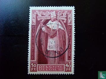 België - Kardinaal Mercier - 1932, Verzenden, Gestempeld