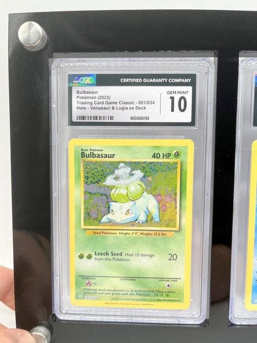 Pokémon - 3 Graded card - Bulbasaur, Squirtle & Charmander -, Hobby en Vrije tijd, Verzamelkaartspellen | Pokémon