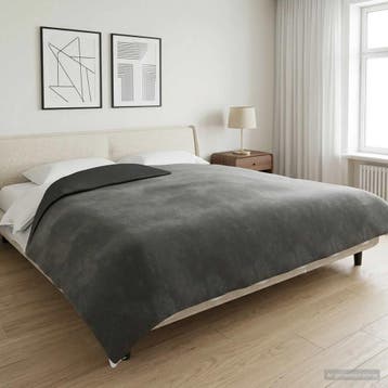 vidaXL Gewogen Dekentje Antraciet 200 x 220 cm 13 kg 100%, Verzenden, Nieuw