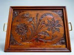 Dienblad - Art Deco - 1920s - 50x36 cm - Teak, Antiek en Kunst