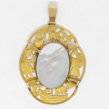 Pendentif - 18 carats Or jaune