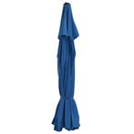 vidaXL Vervangingsdoek voor parasol 515 cm azuurblauw, Tuin en Terras, Parasols, Verzenden, Nieuw